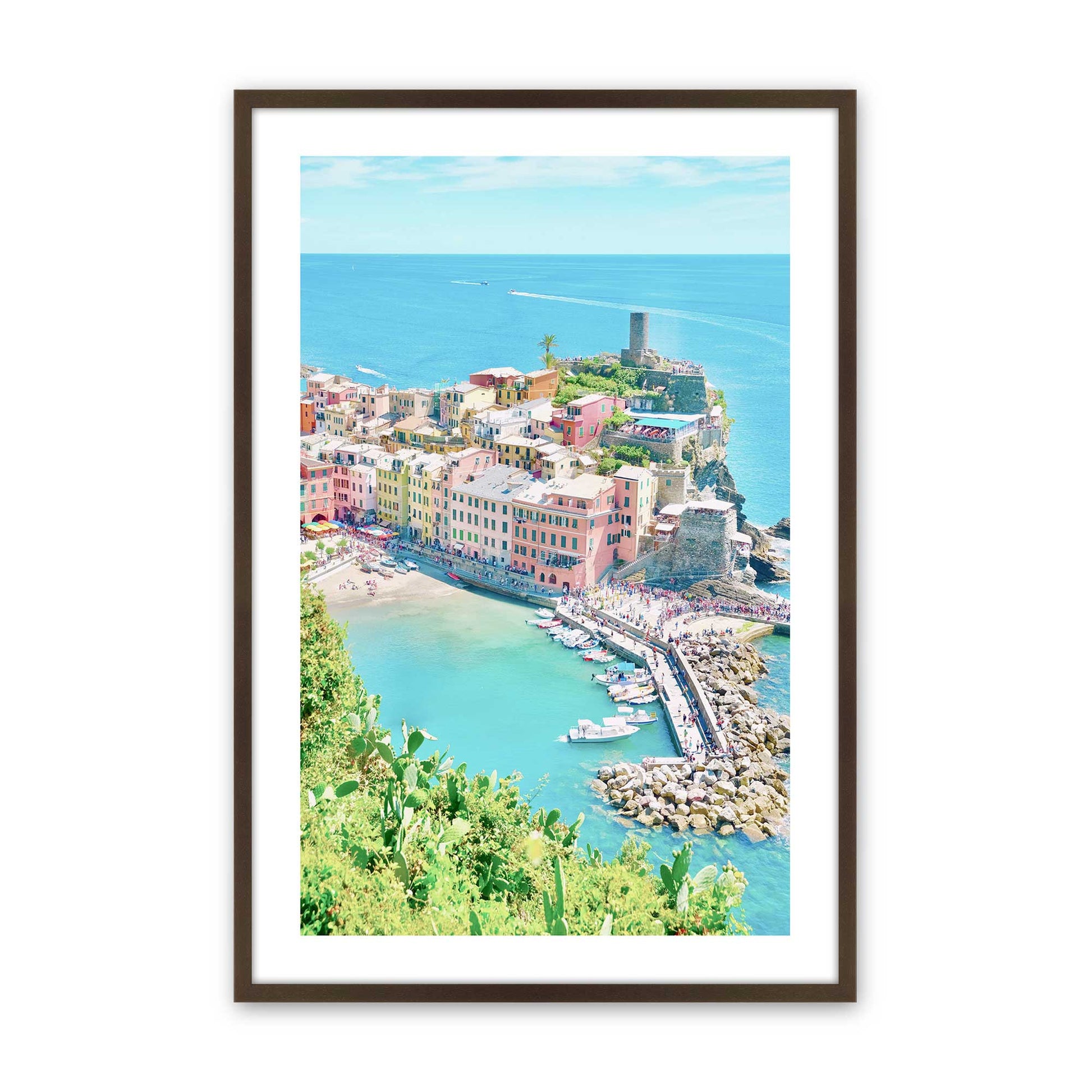 [Color:Belvinder Brown], Picture of art in a Belvinder Brown frame