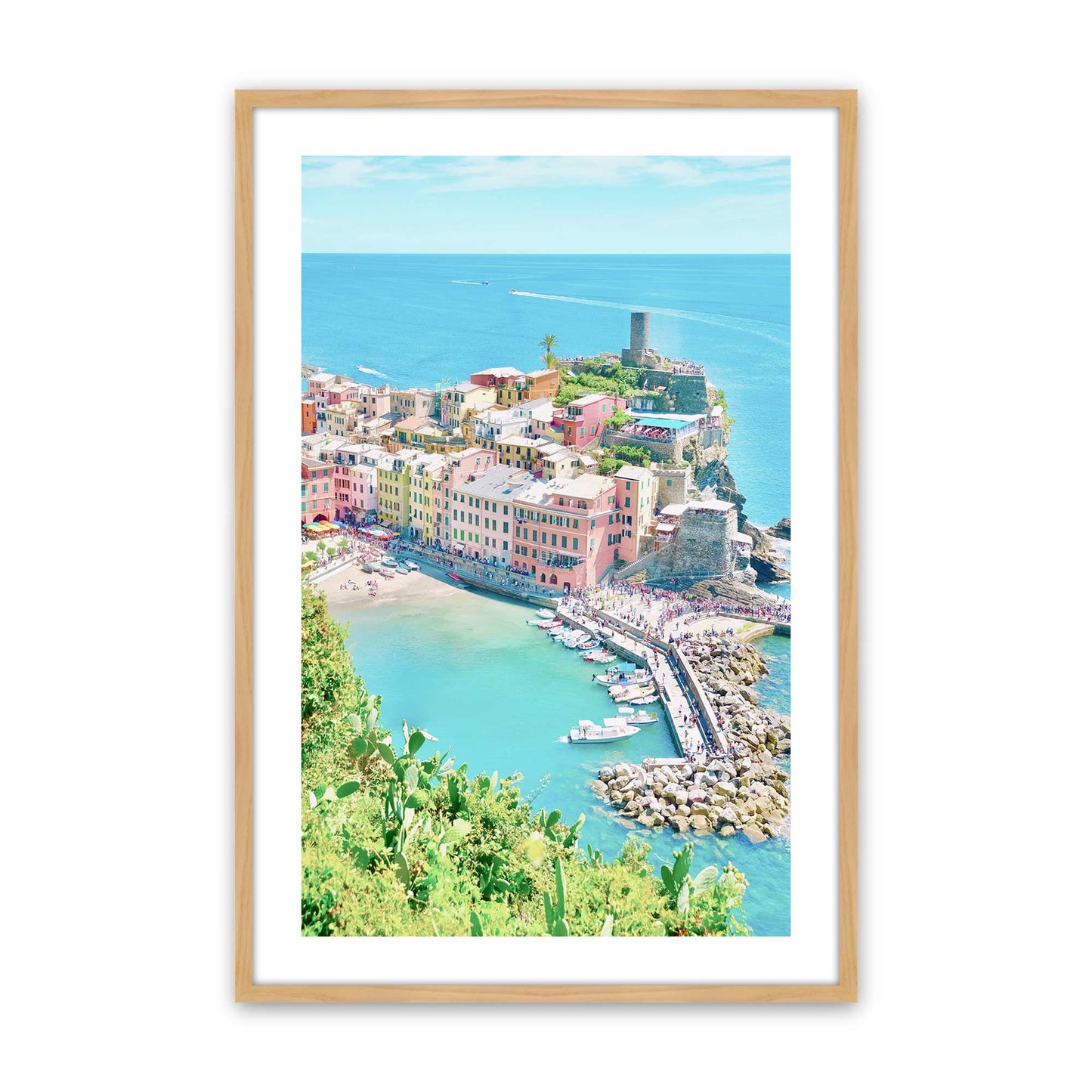 [Color:American Maple], Picture of art in a American Maple frame