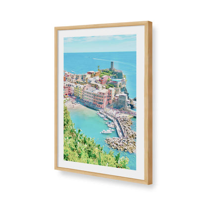 [Color:American Maple], Picture of art in a American Maple frame of the corner