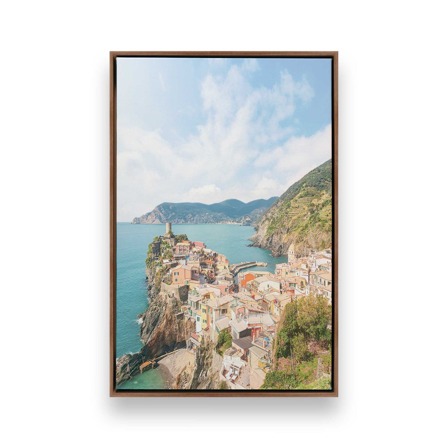 [Color:Walnut], Picture of art in a Walnut frame