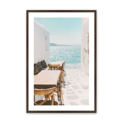 [Color:Brown], Picture of art in a Brown frame