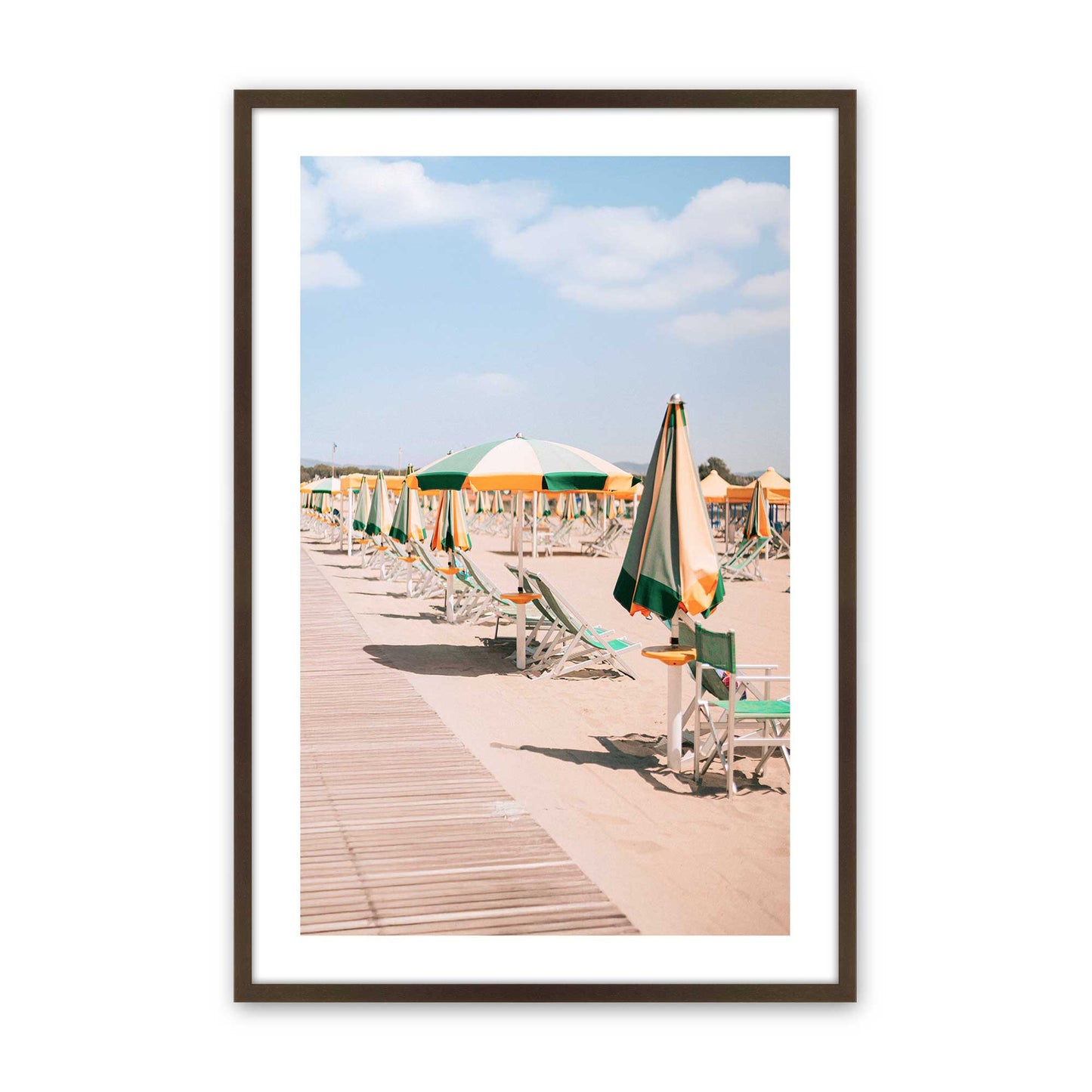 [Color:Brown], Picture of art in a Brown frame