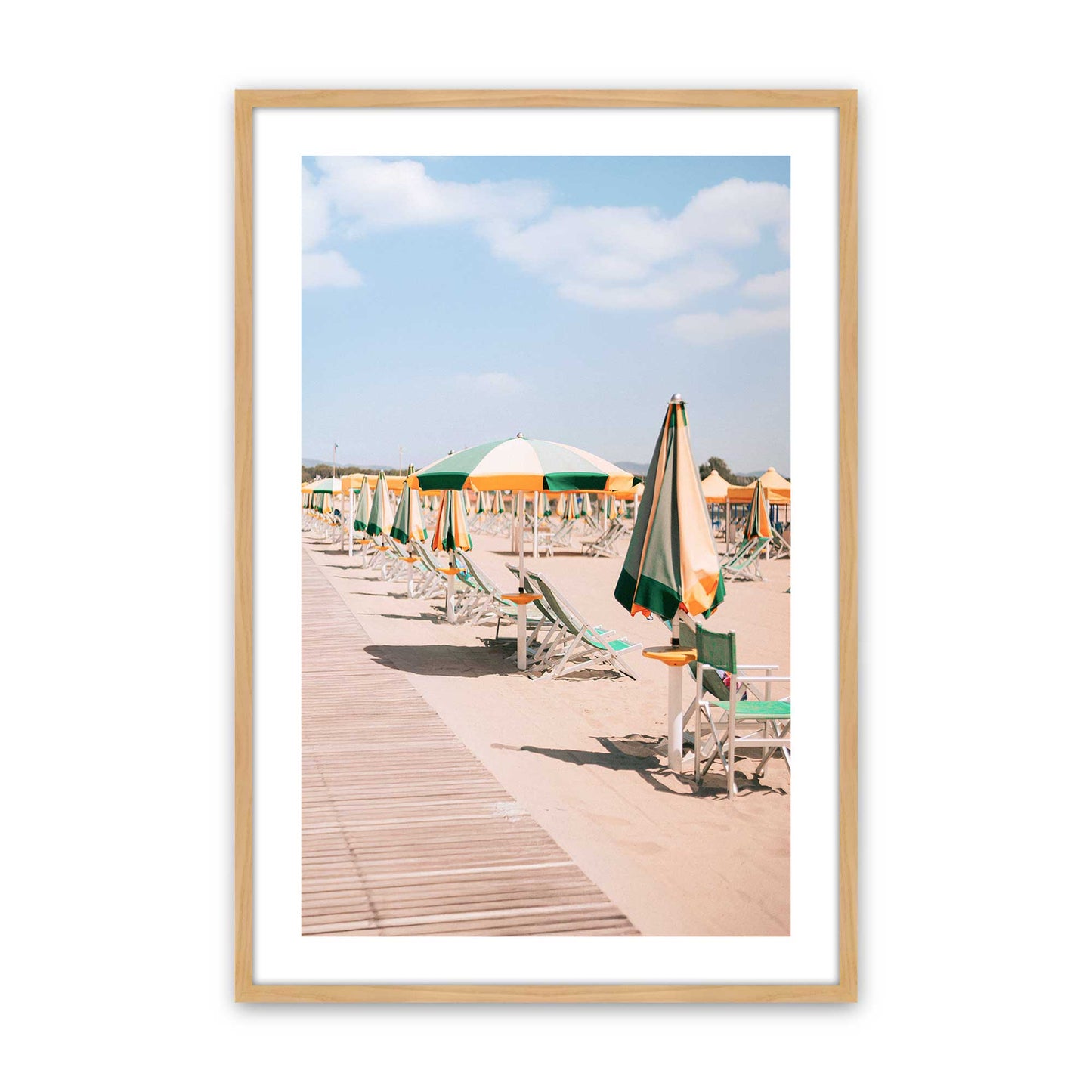 [Color:American Maple], Picture of art in a American Maple frame