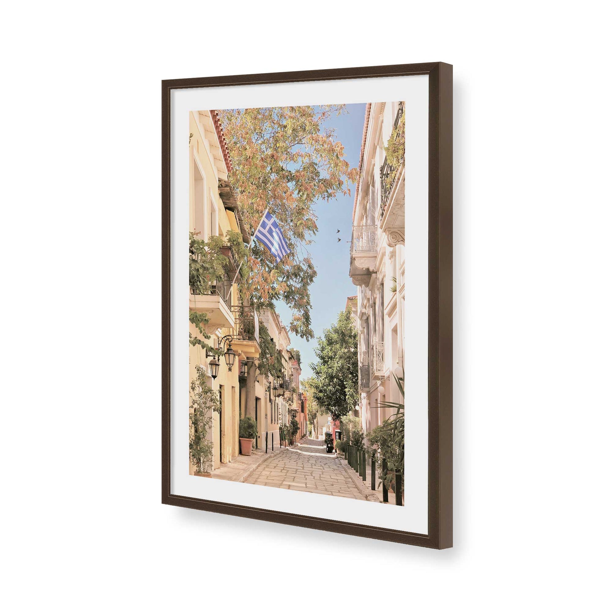 [Color:Belvinder Brown], Picture of art in a Belvinder Brown frame of the corner