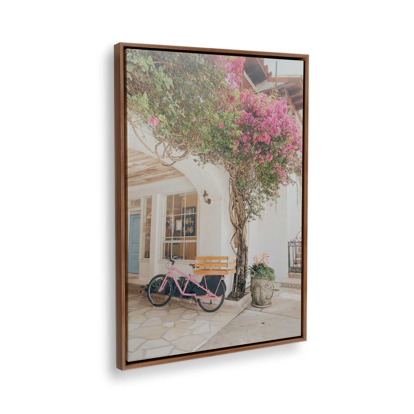 [Color:Walnut], Picture of the corner of the art