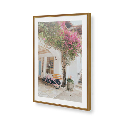 [Color:Polished Gold], Picture of art in a Polished Gold frame of the corner
