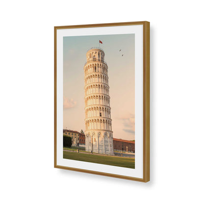 [Color:Polished Gold], Picture of art in a Polished Gold frame of the corner