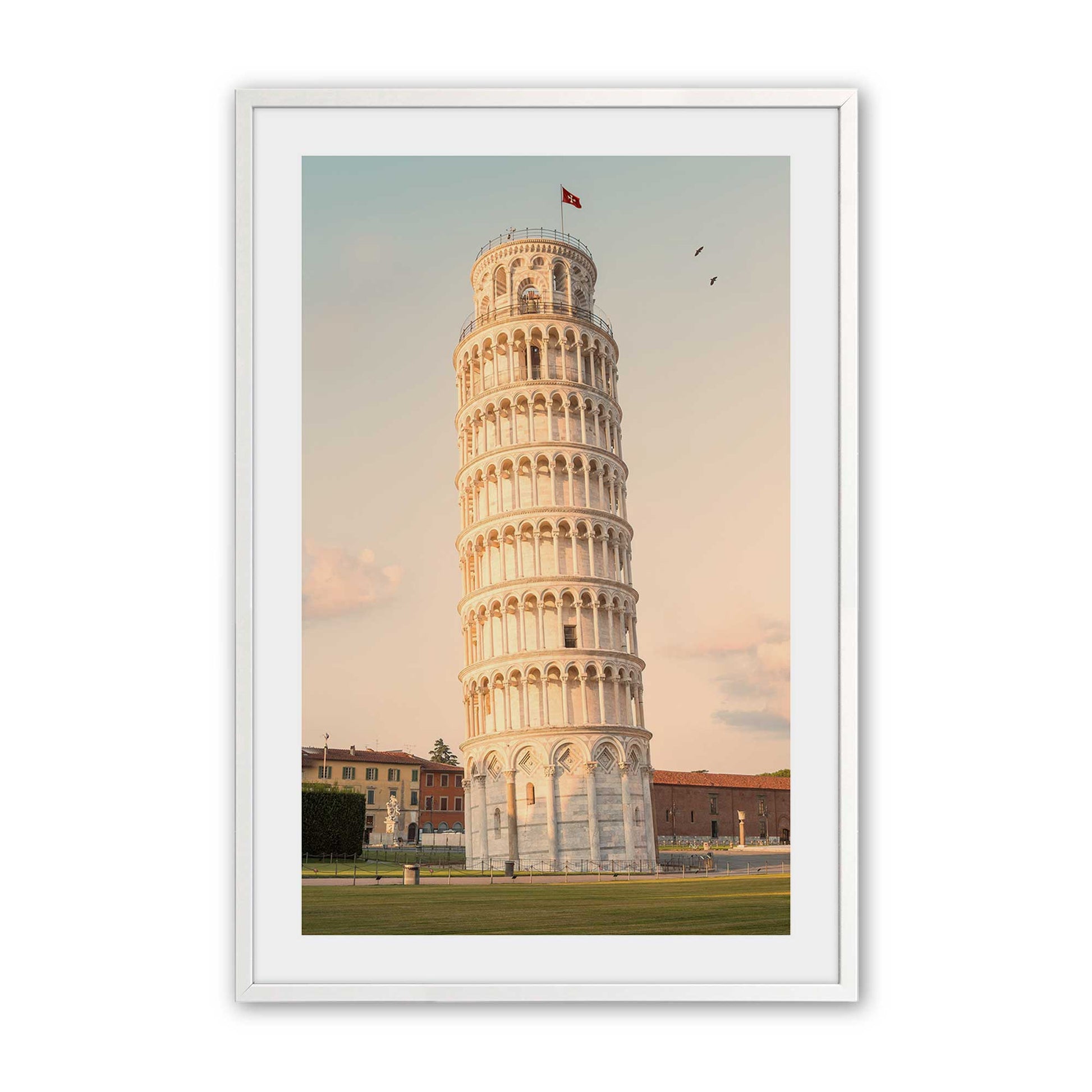 [Color:Opaque White], Picture of art in a Opaque White frame