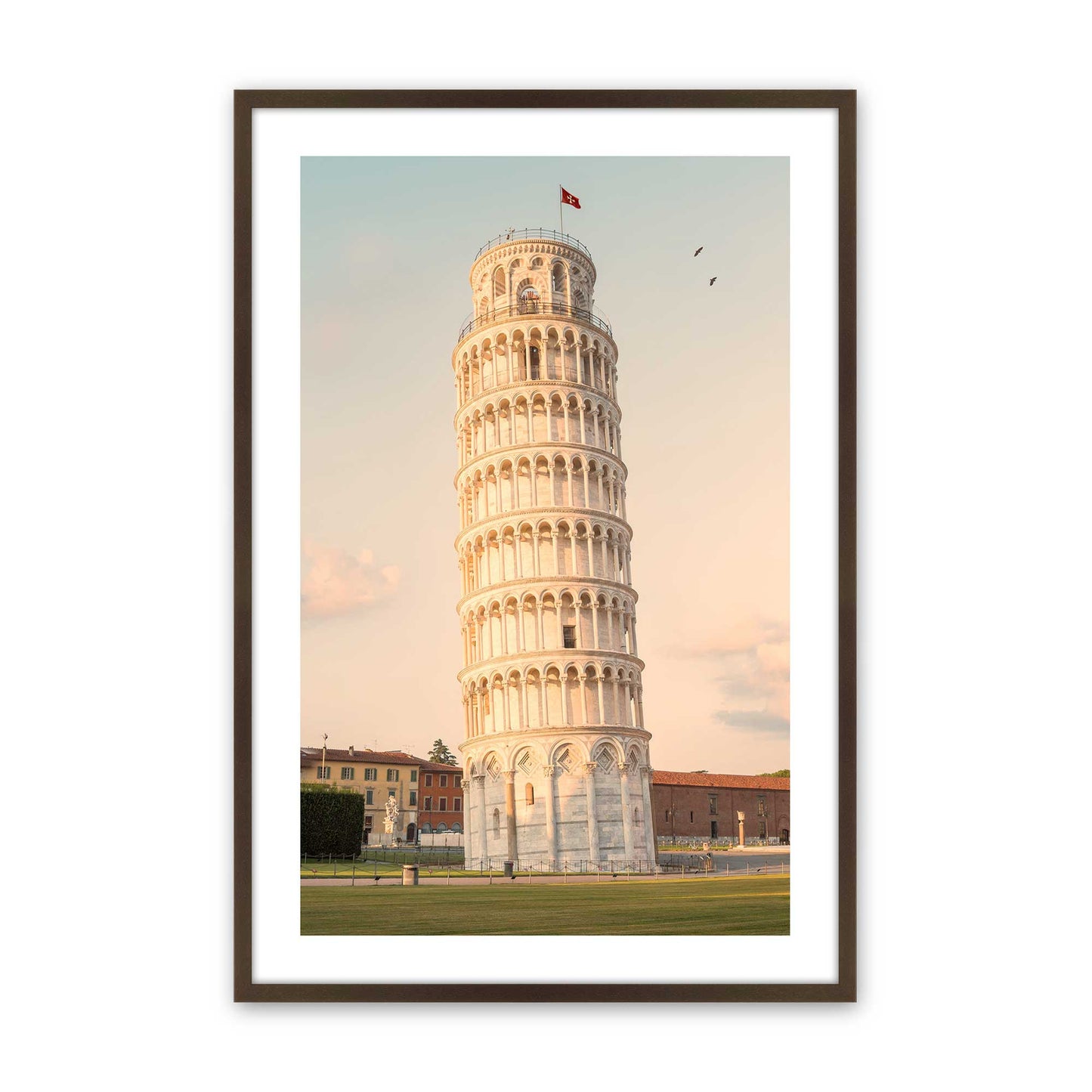 [Color:Brown], Picture of art in a Brown frame