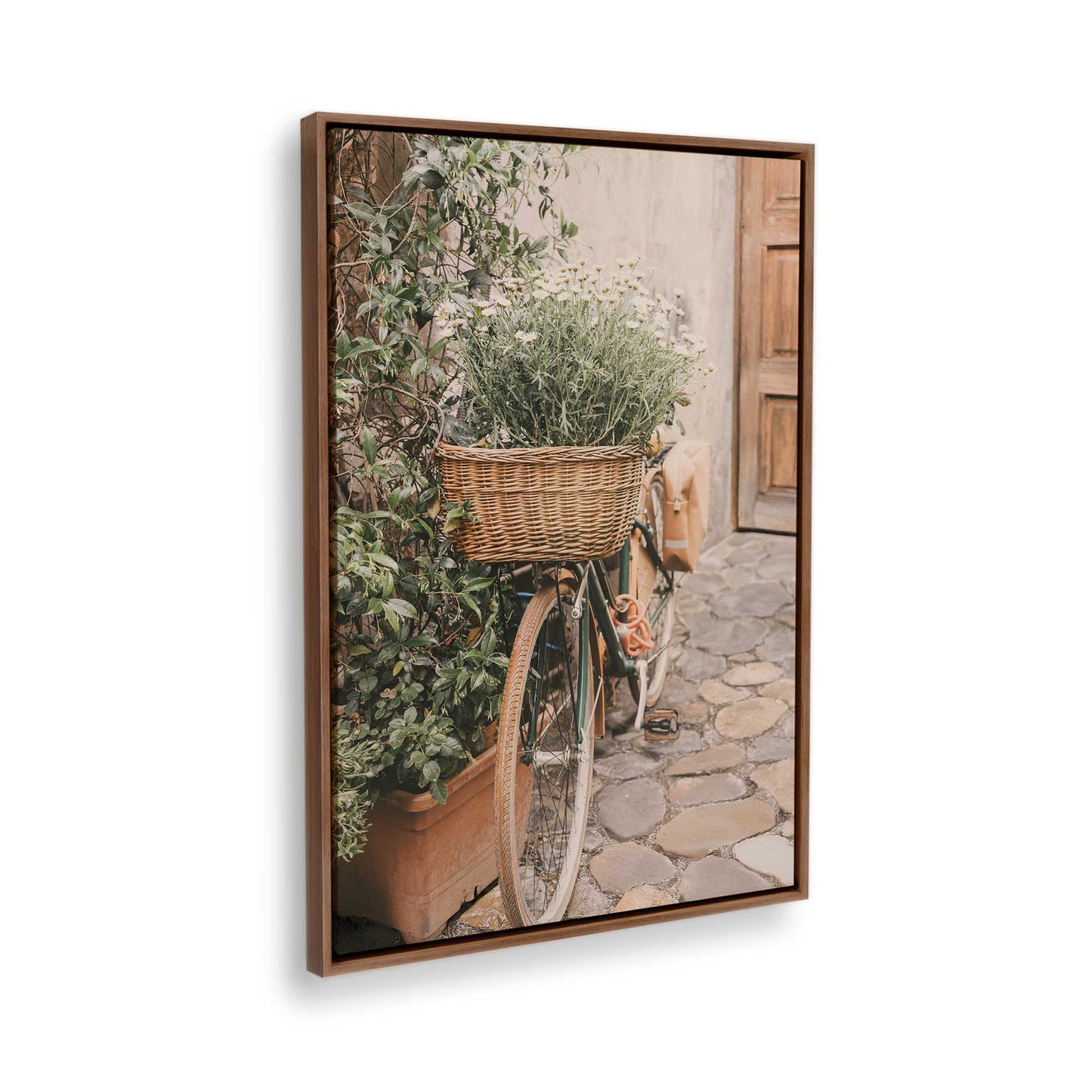 [Color:Walnut], Picture of the corner of the art