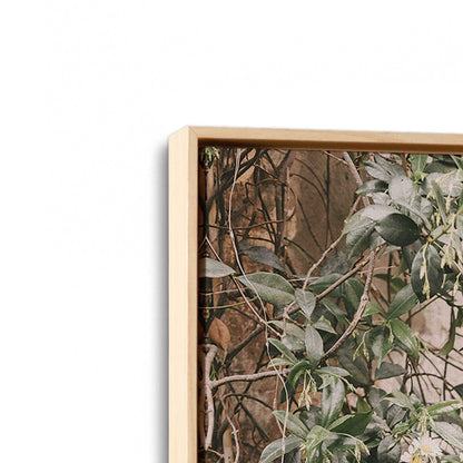 [Color:American Maple], Picture of art in a American Maple frame at an angle