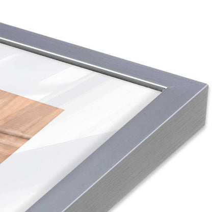 [Color:Polished Chrome], Picture of art in a Polished Chrome frame at an angle