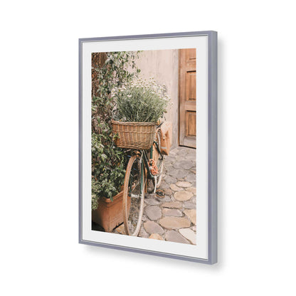 [Color:Polished Chrome], Picture of art in a Polished Chrome frame of the corner