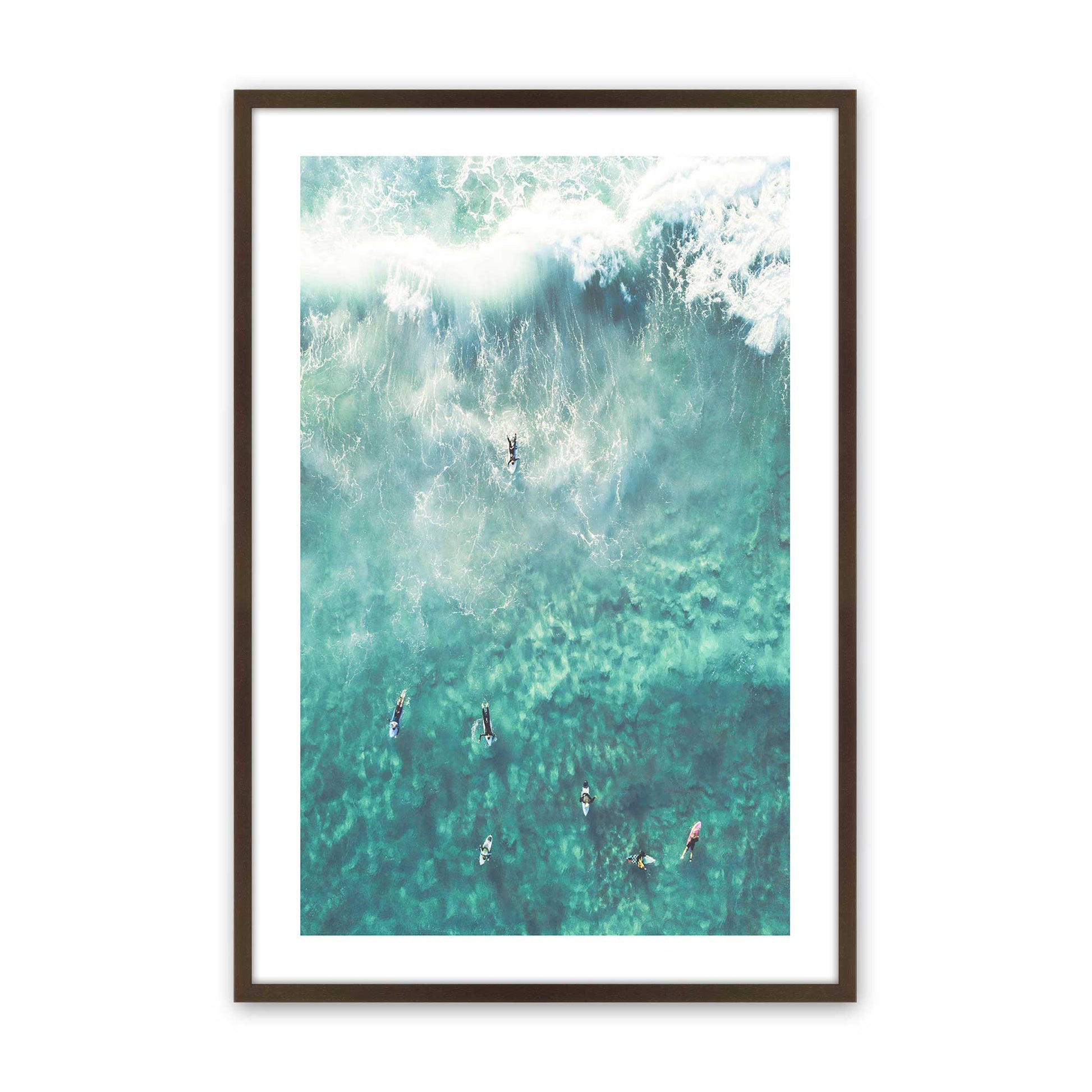 [Color:Brown], Picture of art in a Brown frame