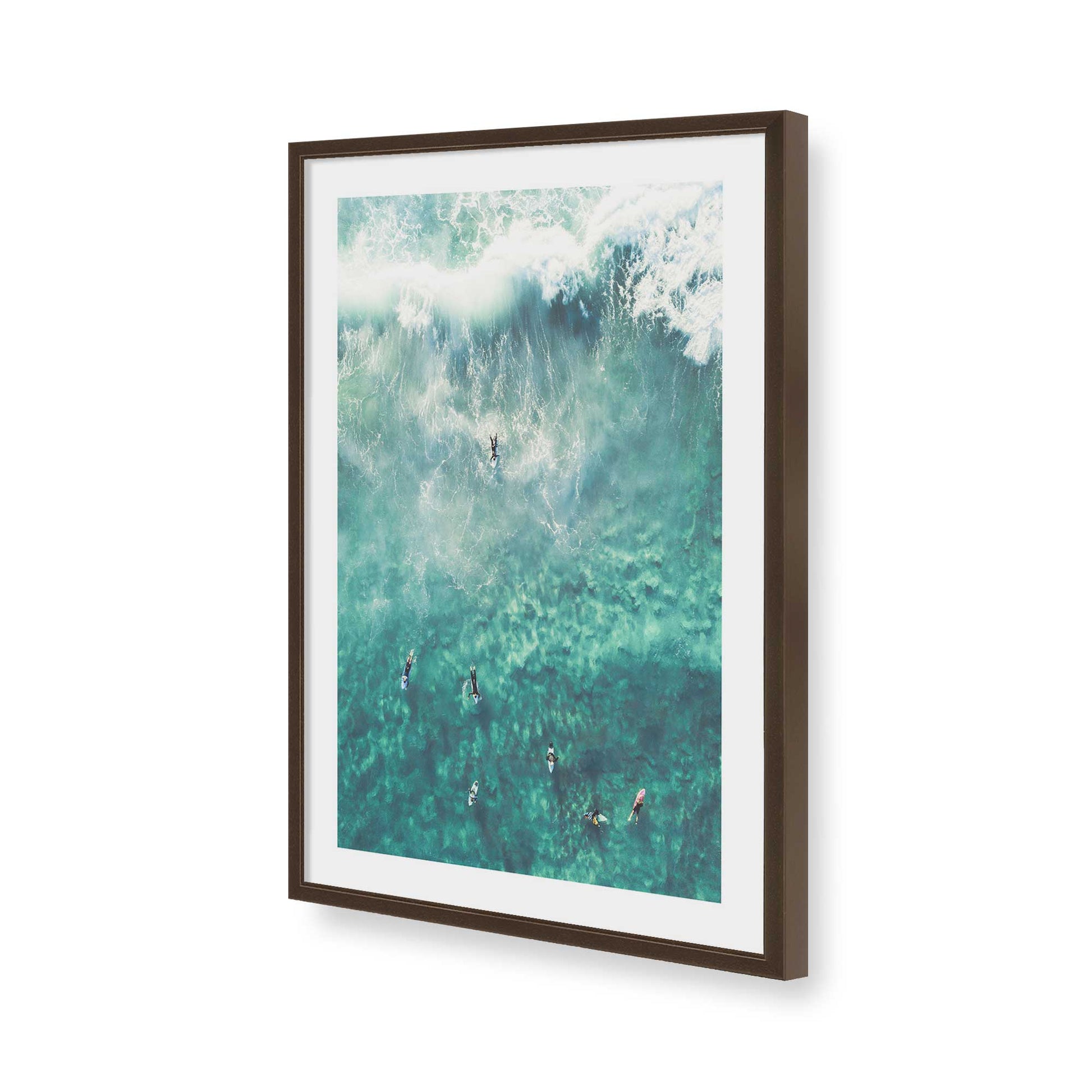[Color:Belvinder Brown], Picture of art in a Belvinder Brown frame of the corner