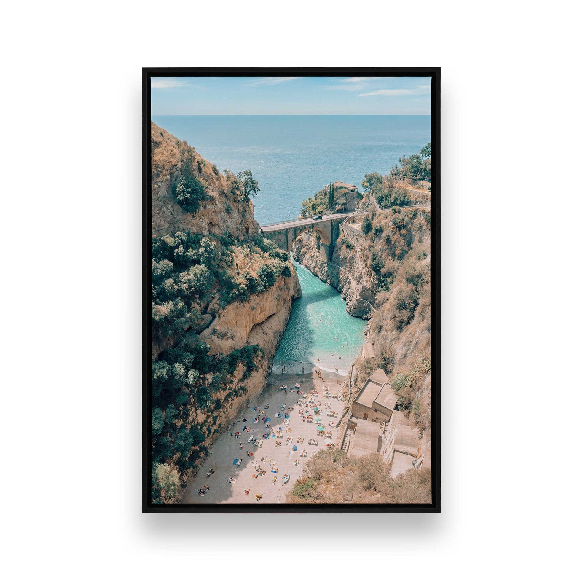 [Color:Satin Black], Picture of art in a Satin Black frame