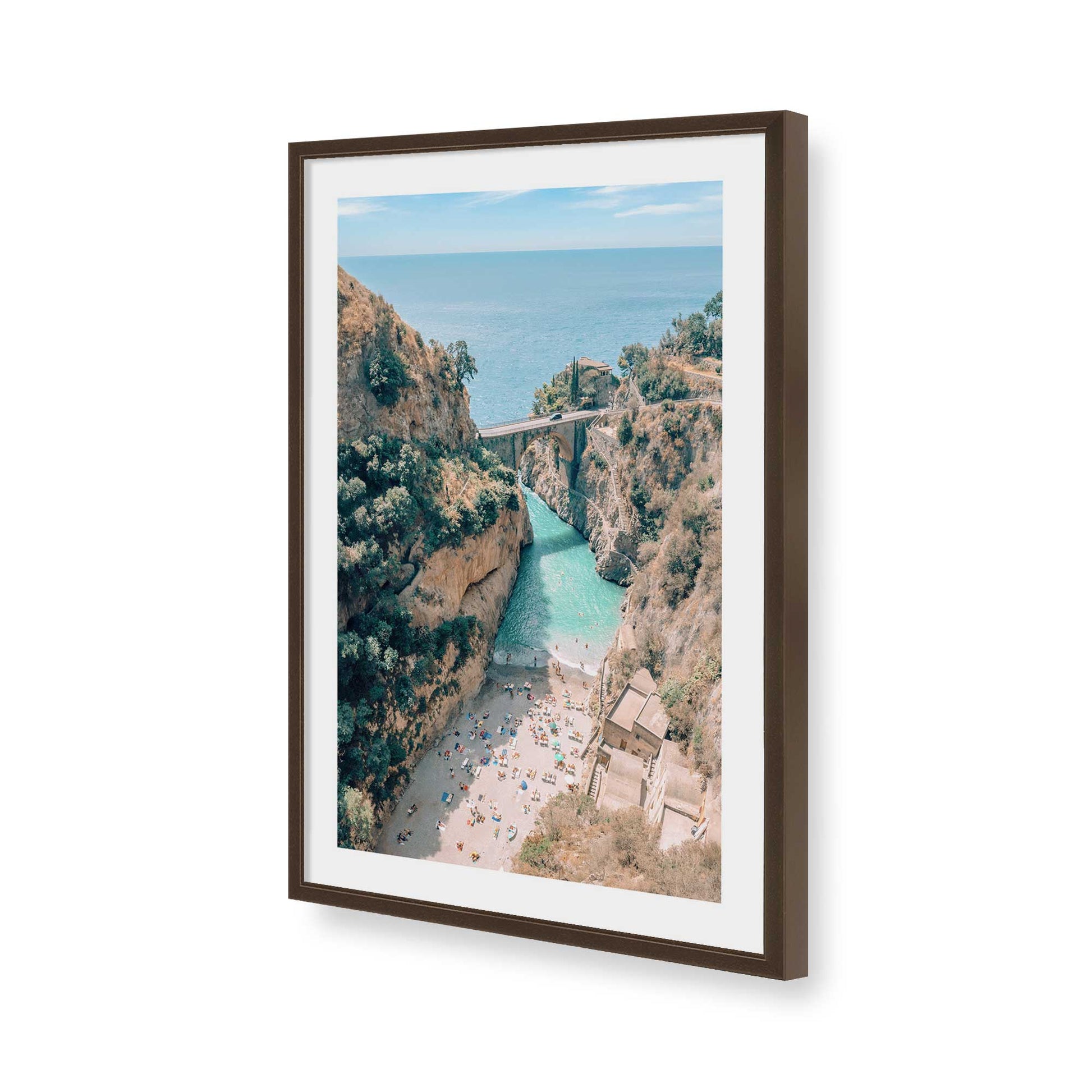 [Color:Belvinder Brown], Picture of art in a Belvinder Brown frame of the corner
