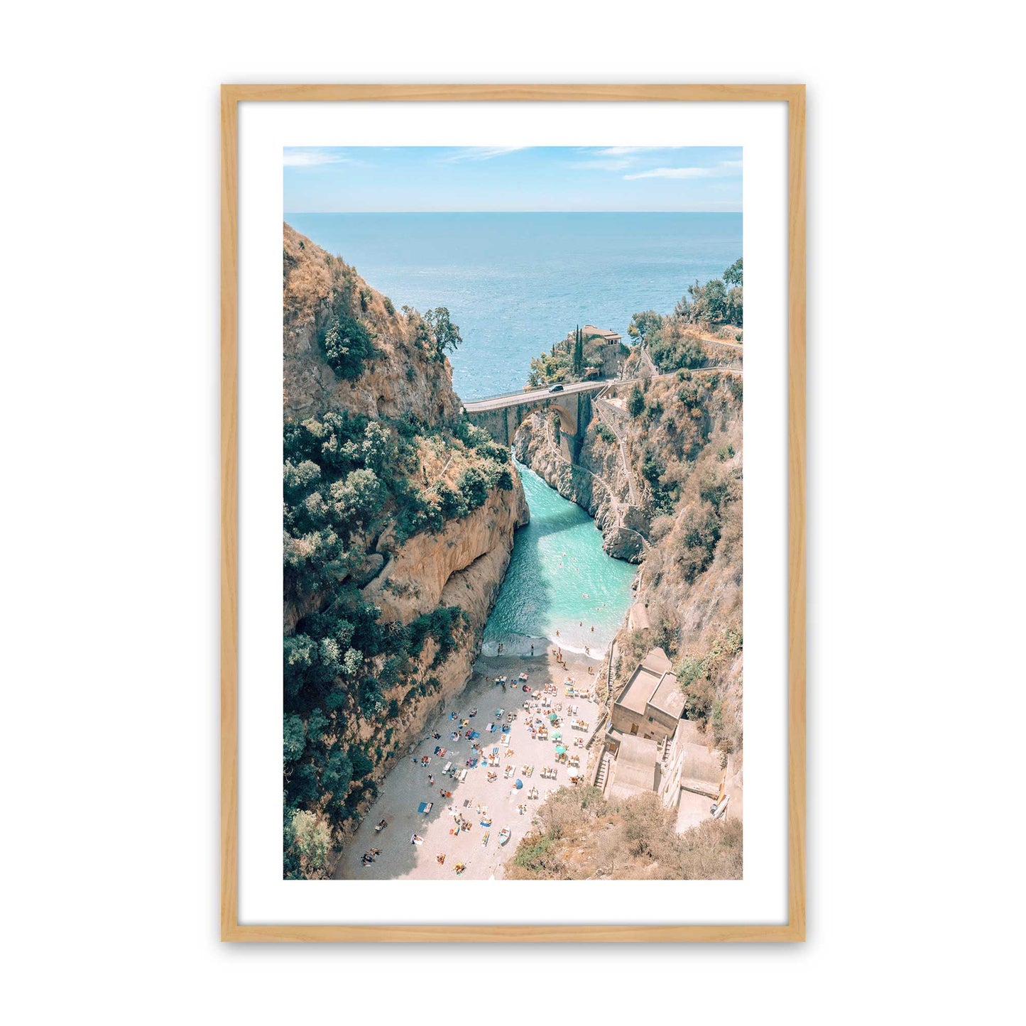 [Color:American Maple], Picture of art in a American Maple frame