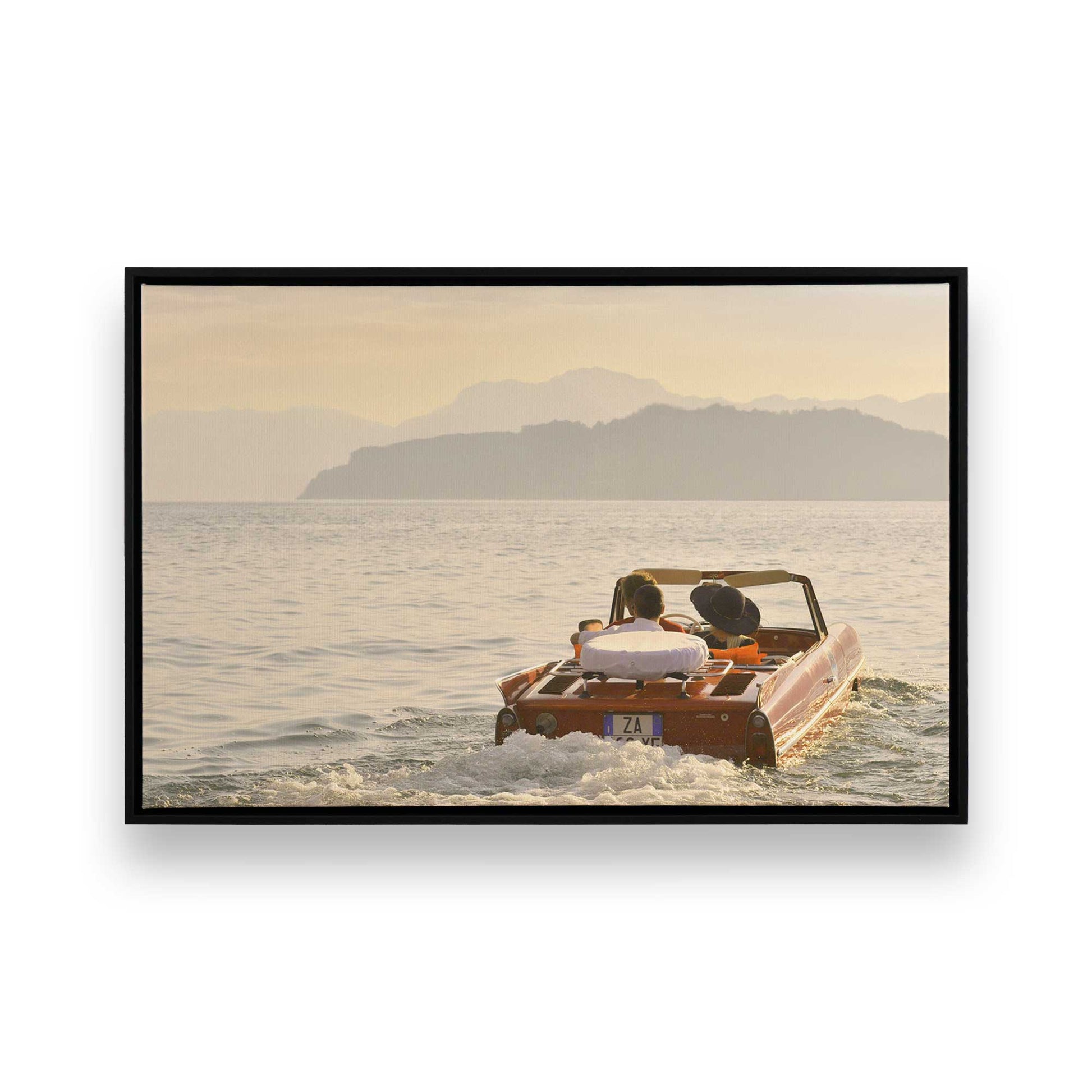 [Color:Satin Black], Picture of art in a Satin Black frame
