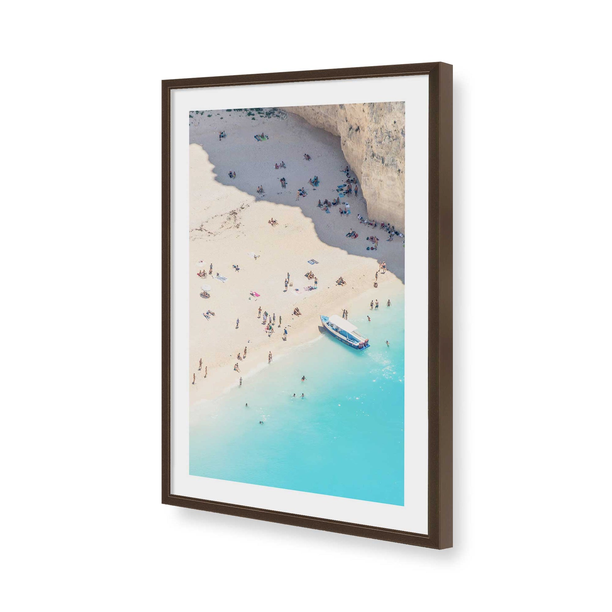 [Color:Belvinder Brown], Picture of art in a Belvinder Brown frame of the corner