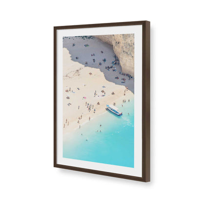 [Color:Belvinder Brown], Picture of art in a Belvinder Brown frame of the corner