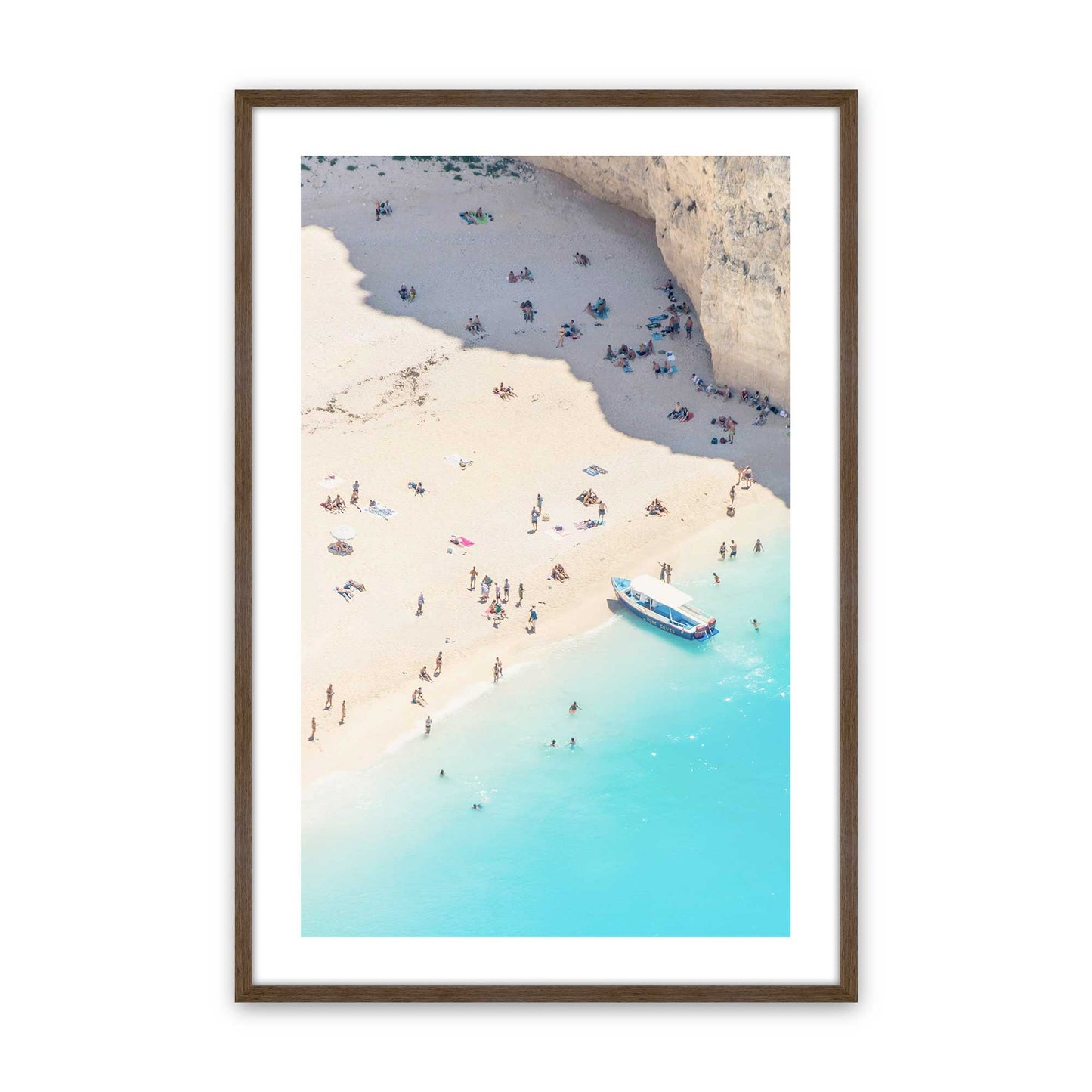 [Color:Walnut], Picture of art in a Walnut frame