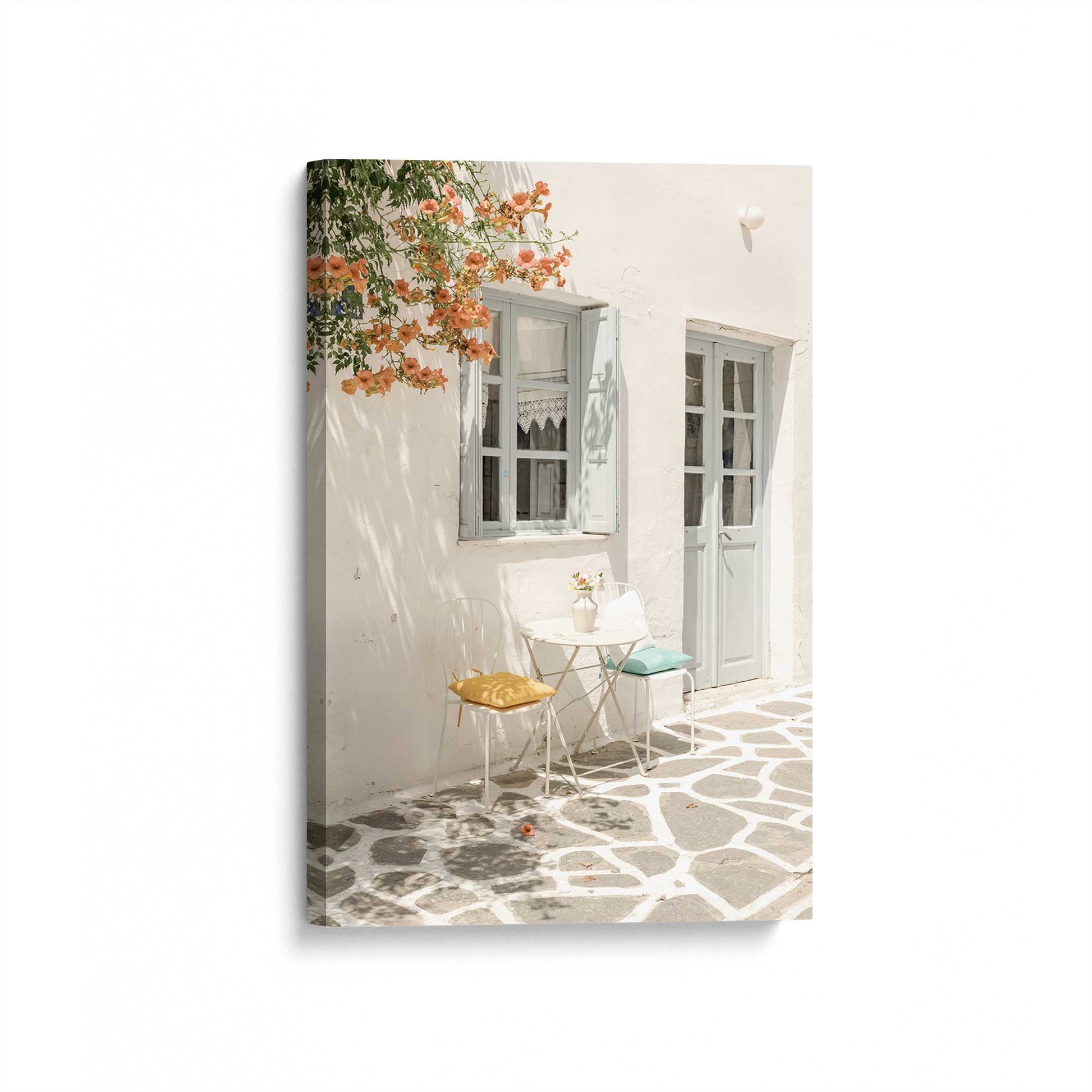 [Color:Stretched Canvas], Picture of art at an angle