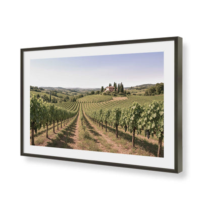 [Color:Polished Chrome], Picture of art in a Polished Chrome frame of the corner