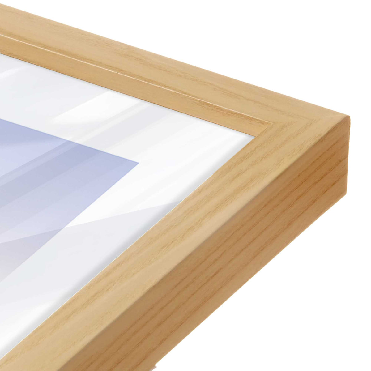 [Color:Polished Chrome], Picture of art in a Polished Chrome frame at an angle