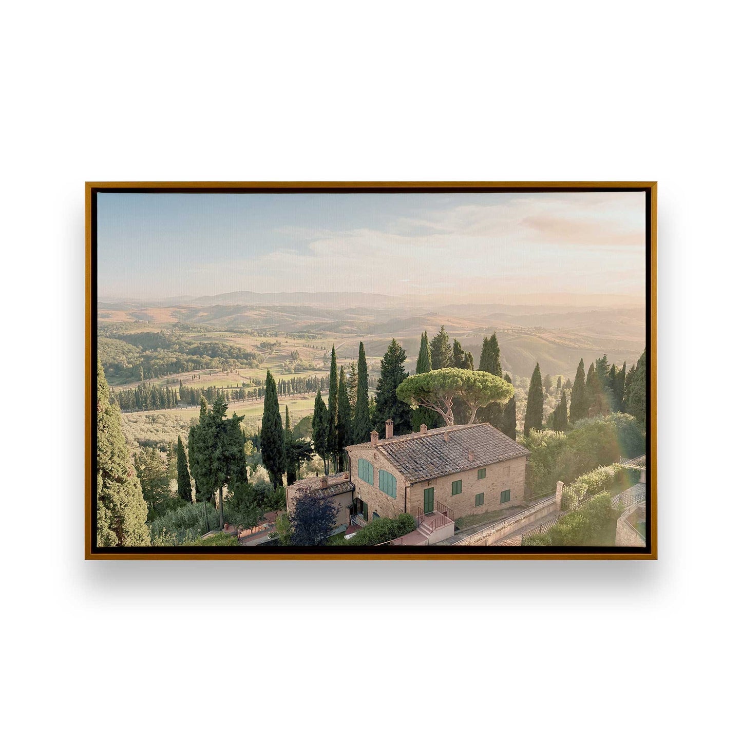 [Color:Polished Gold], Picture of art in a Polished Gold frame