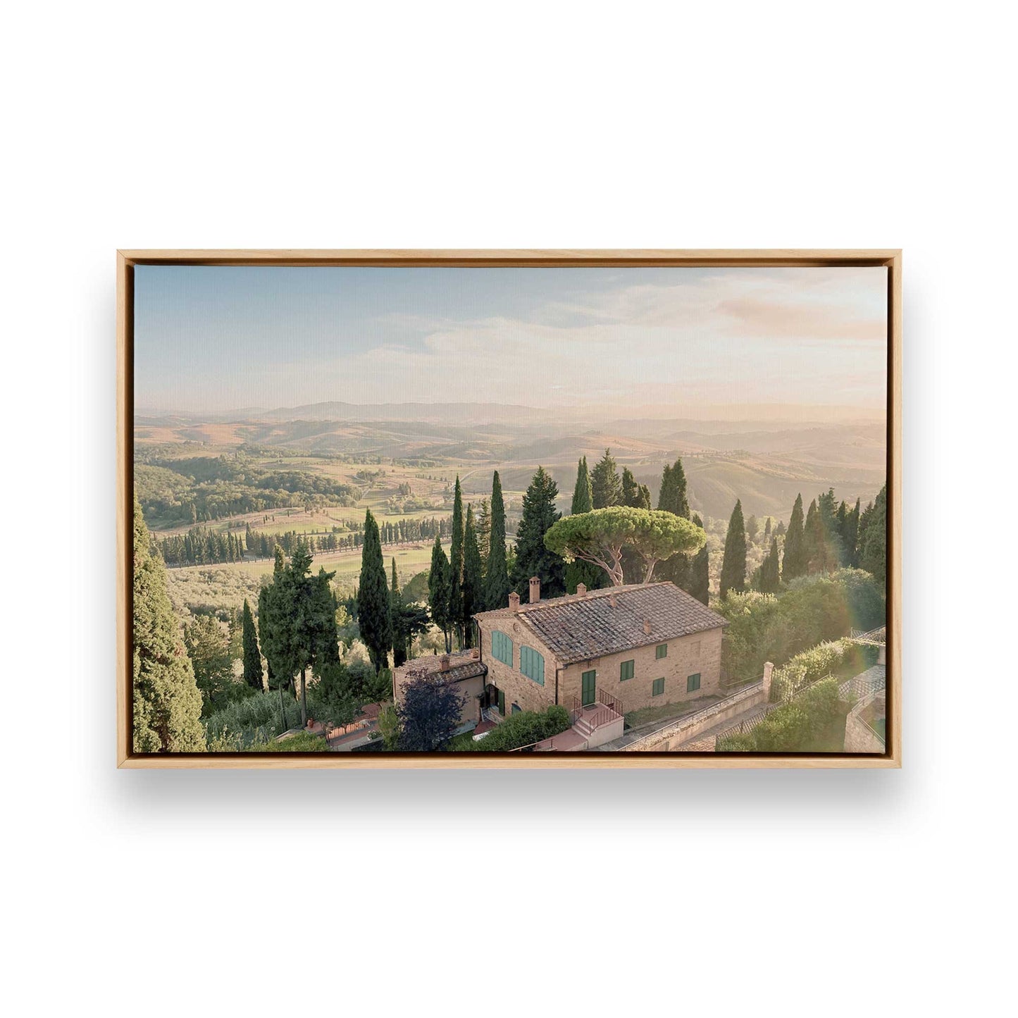 [Color:American Maple], Picture of art in a American Maple frame