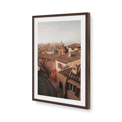 [Color:Belvinder Brown], Picture of art in a Belvinder Brown frame of the corner