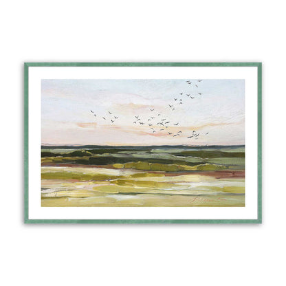 [Color:Lemon Grass], Picture of art in a Lemon Grass frame