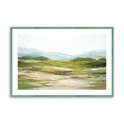 [Color:Lemon Grass], Picture of art in a Lemon Grass frame