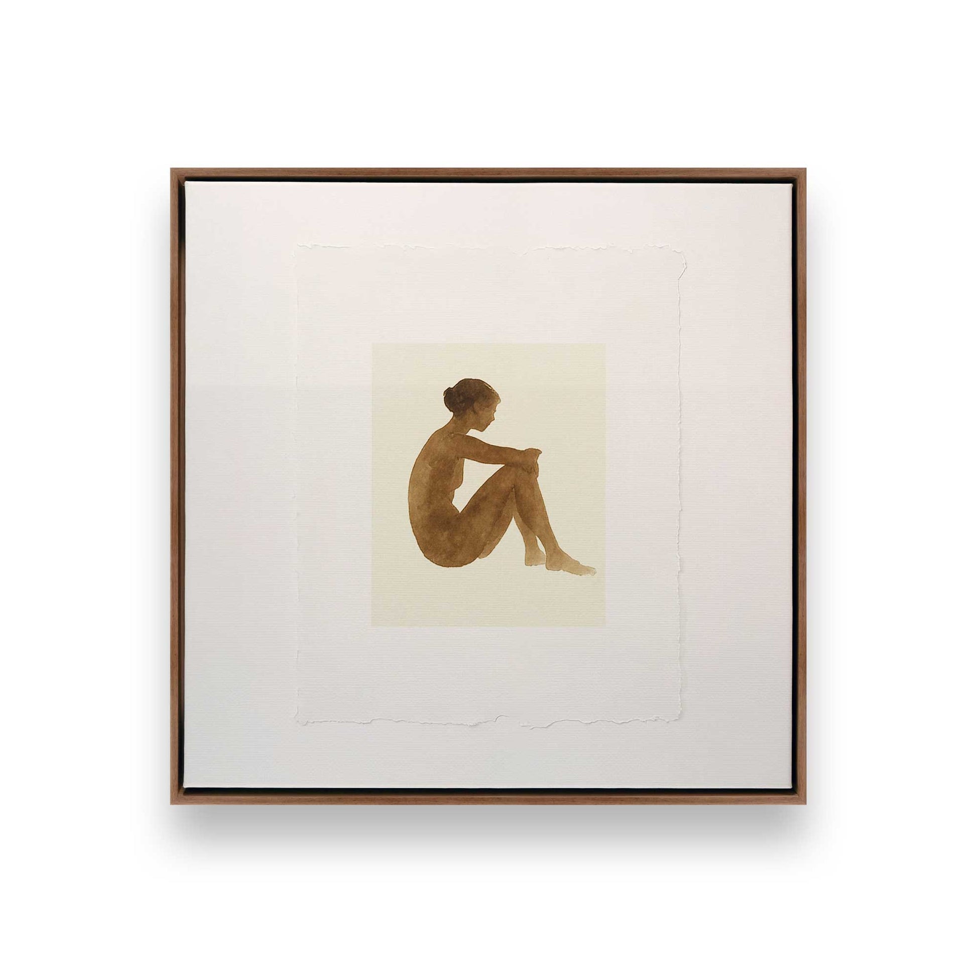 [Color:Walnut], Picture of art in a Walnut frame