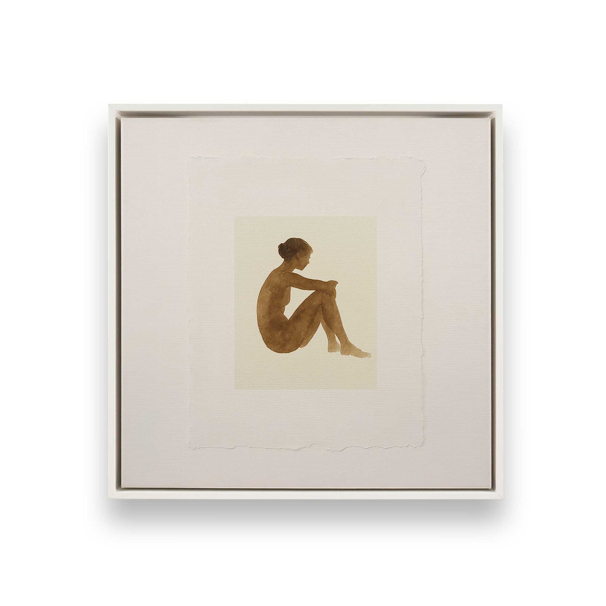 [Color:Opaque White], Picture of art in a White frame