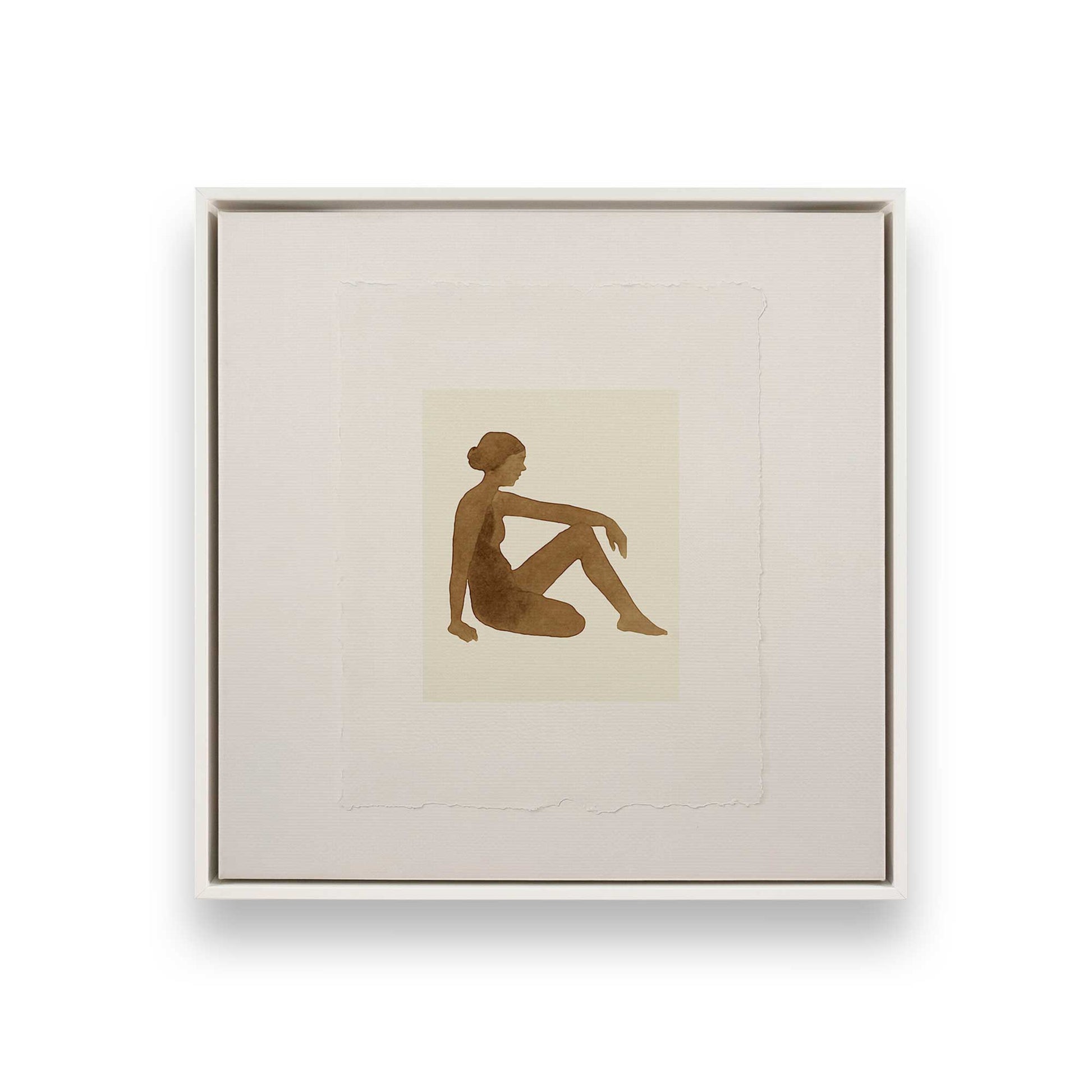 [Color:Opaque White], Picture of art in a White frame