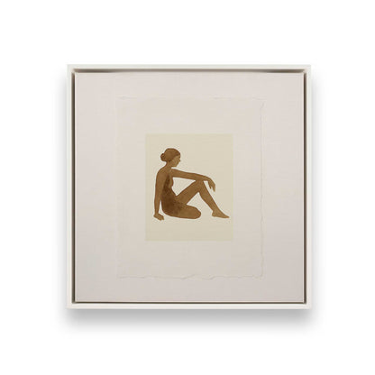 [Color:Opaque White], Picture of art in a White frame