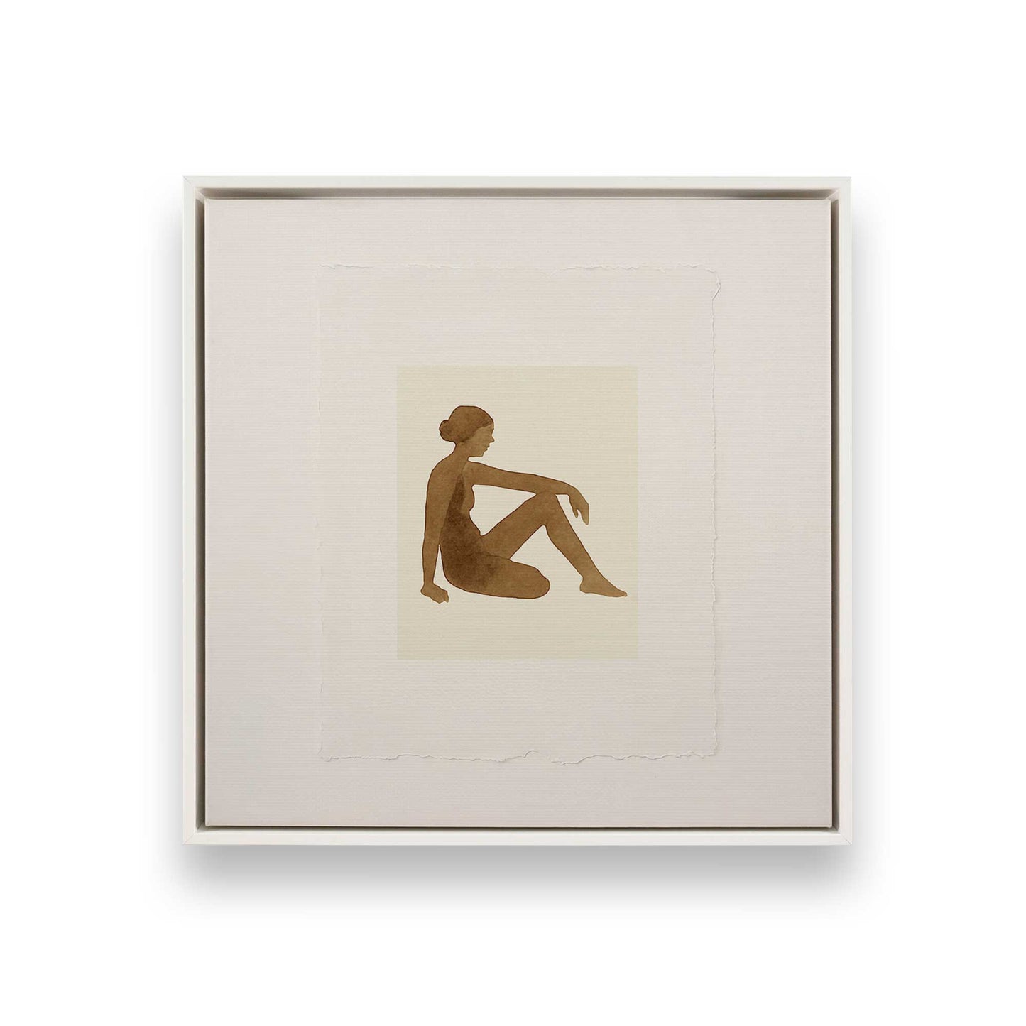[Color:Opaque White], Picture of art in a White frame