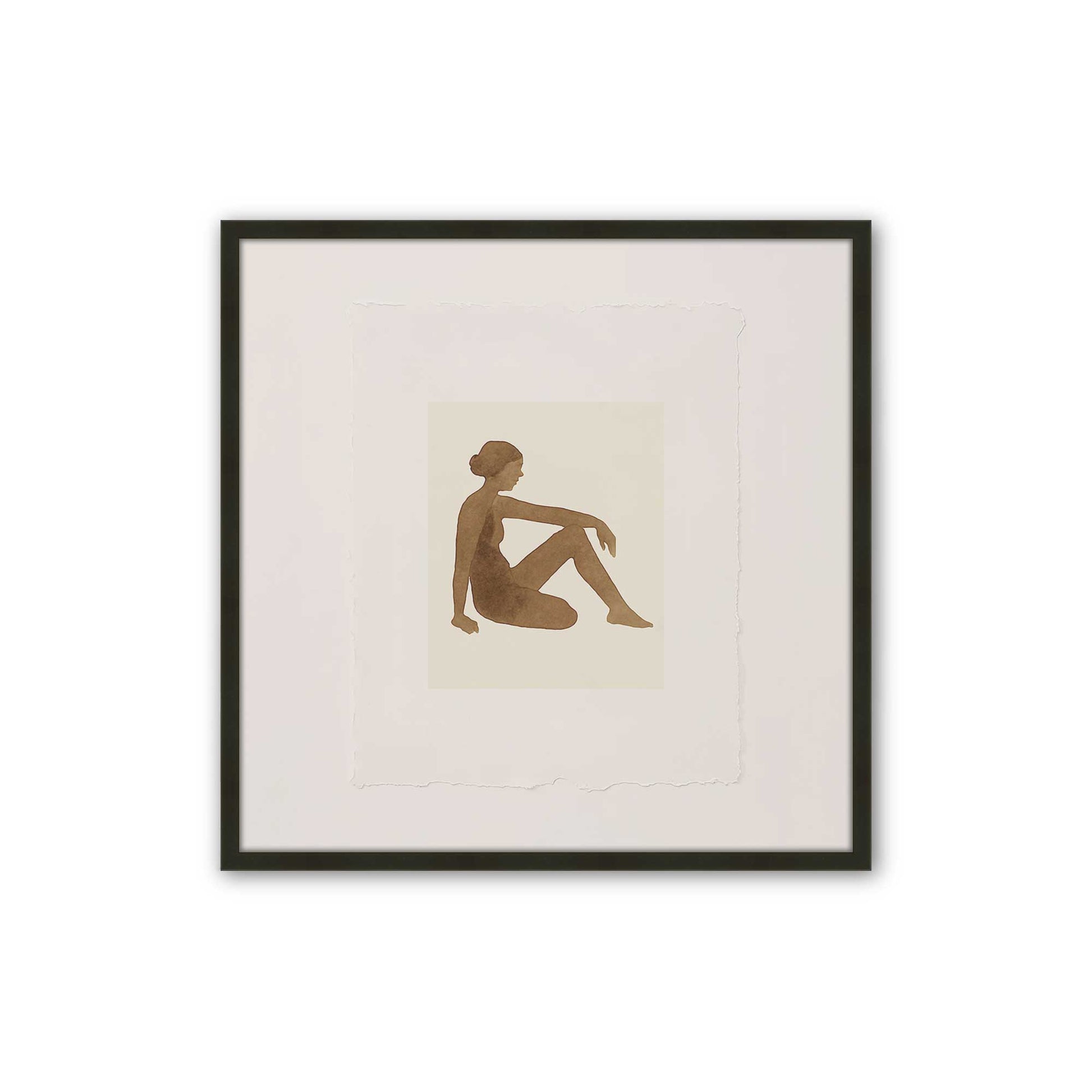 [Color:Satin Black], Picture of art in a Satin Black frame