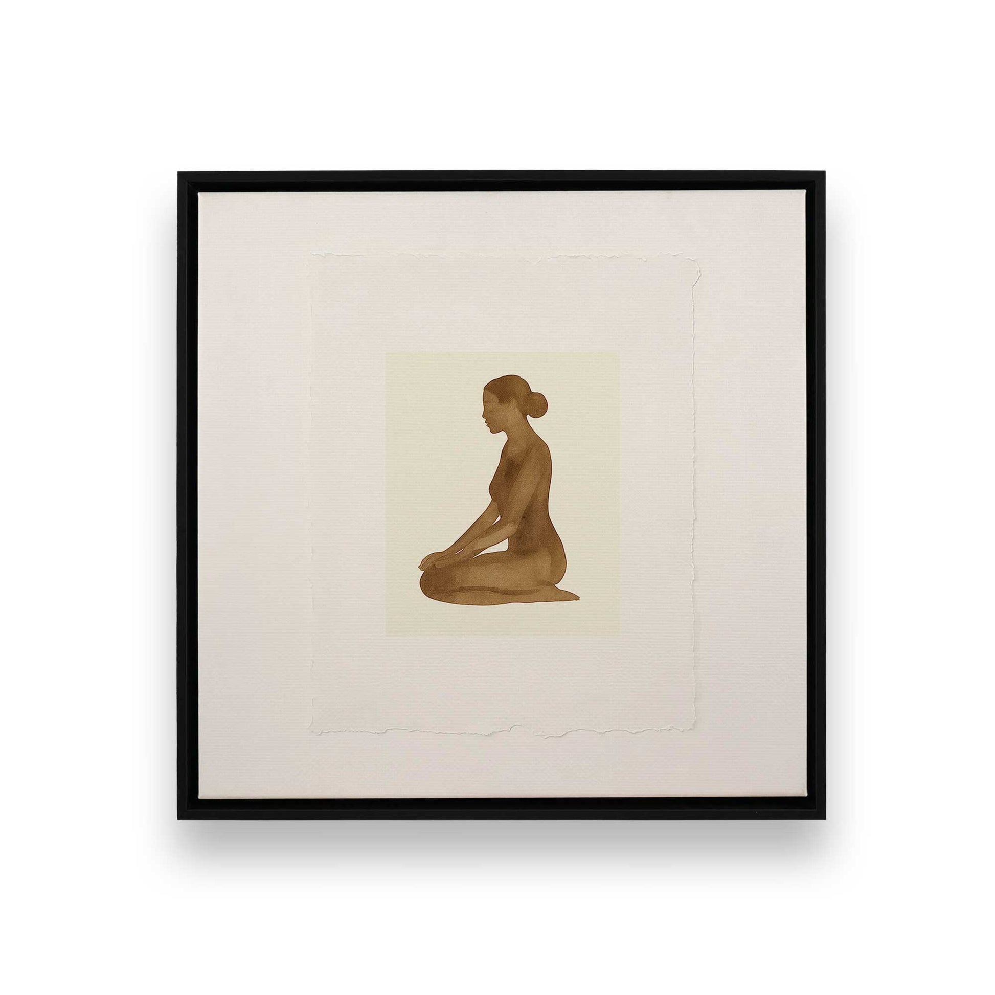 [Color:Satin Black], Picture of art in a Satin Black frame