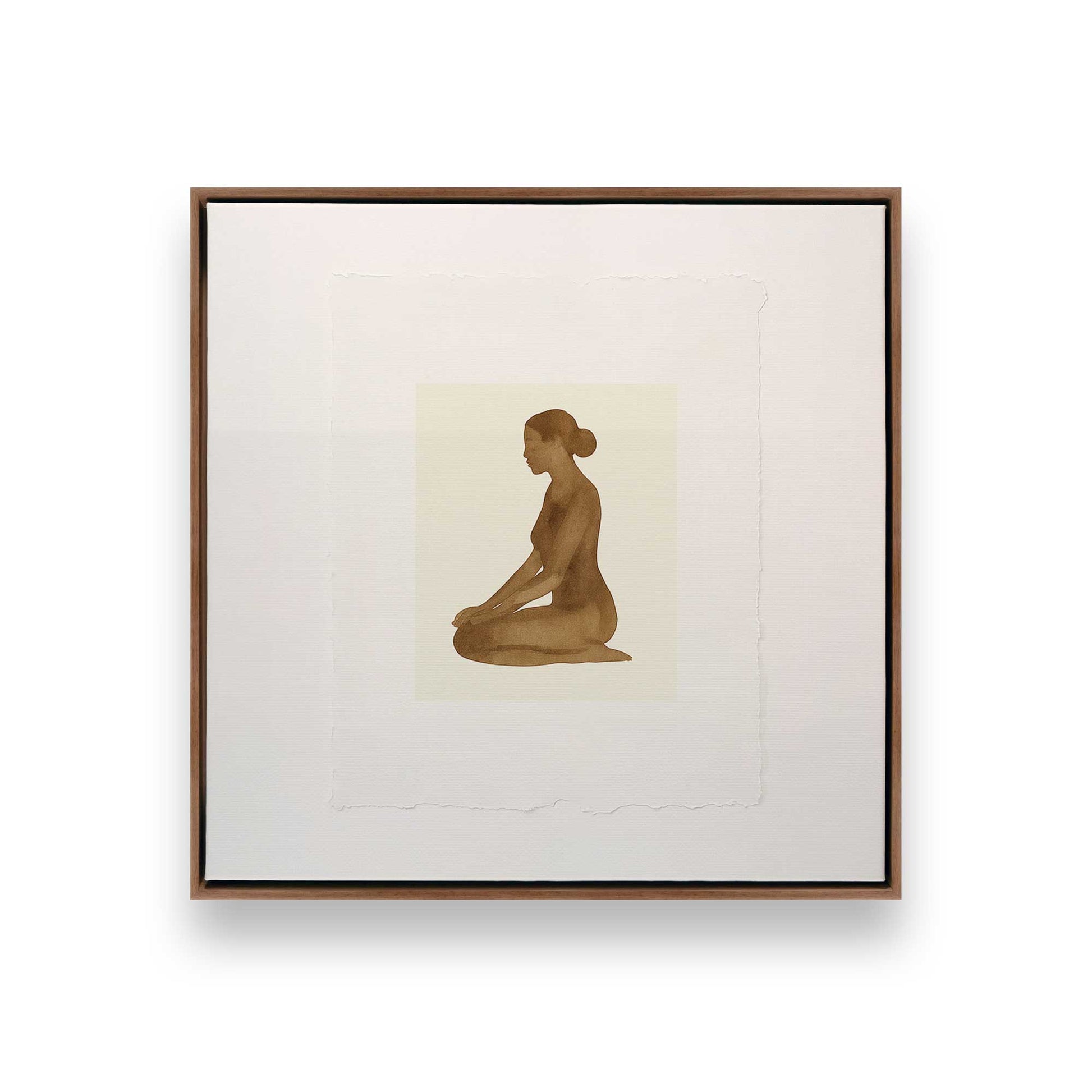 [Color:Walnut], Picture of art in a Walnut frame