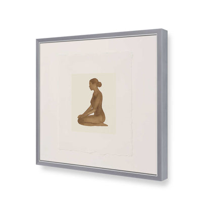 [Color:Polished Chrome], Picture of art in a Polished Chrome frame of the corner