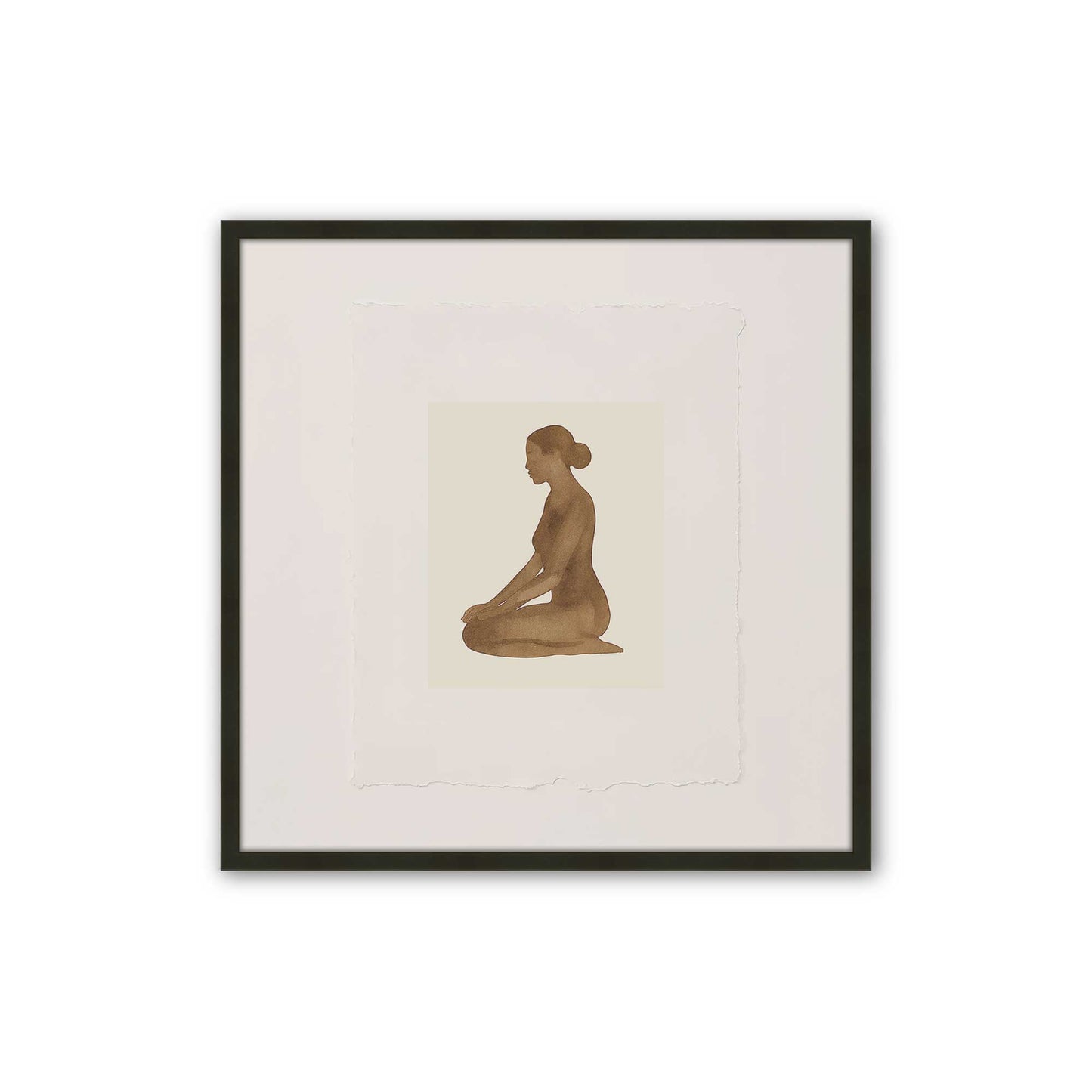 [Color:Satin Black], Picture of art in a Satin Black frame