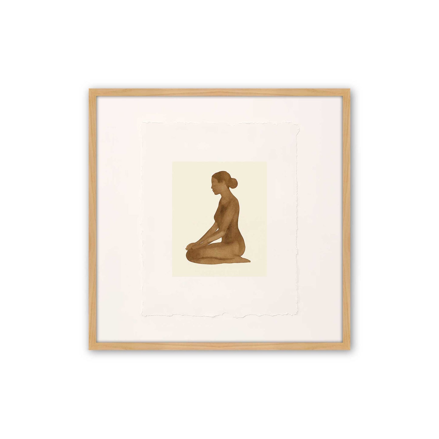 [Color:American Maple], Picture of art in a American Maple frame