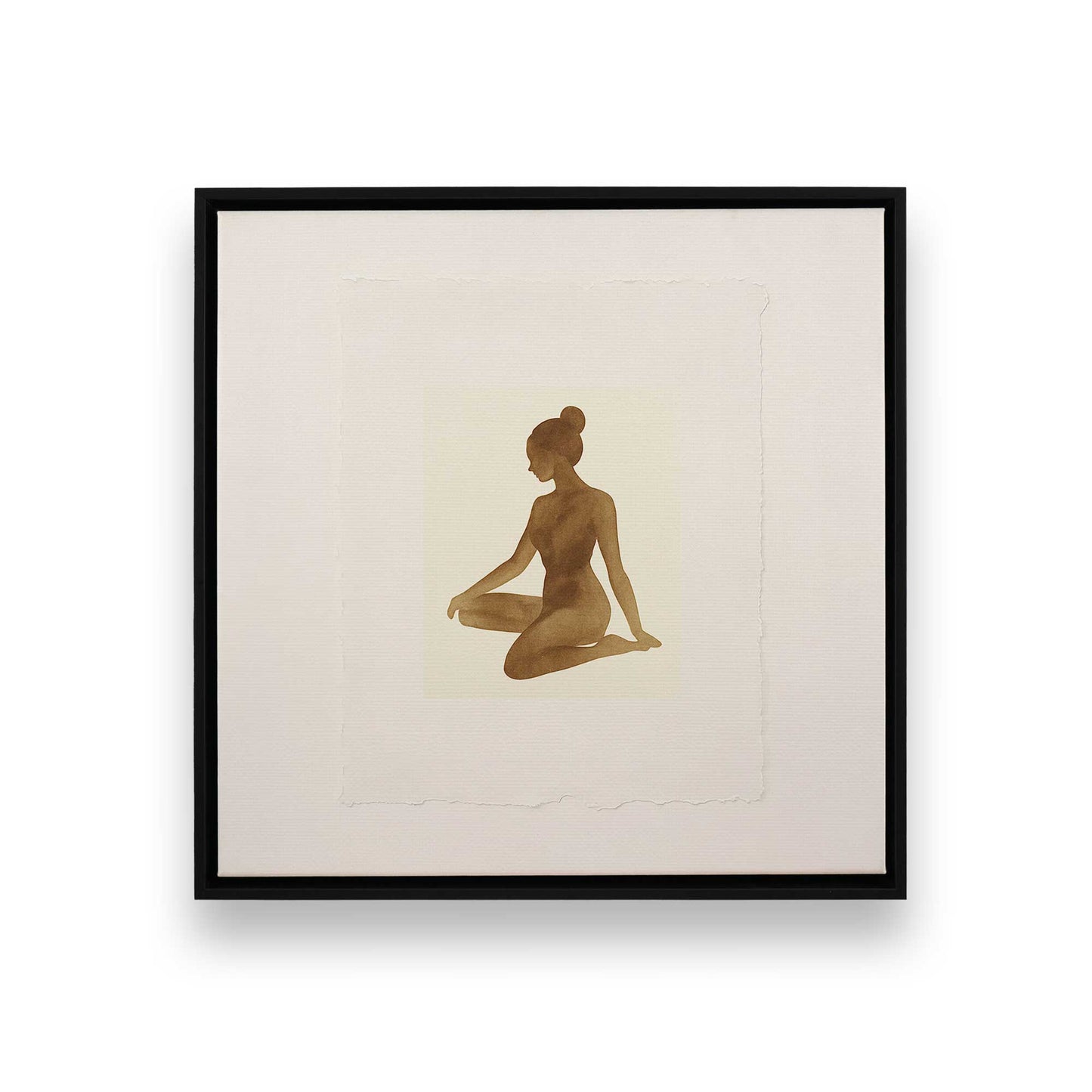 [Color:Satin Black], Picture of art in a Satin Black frame