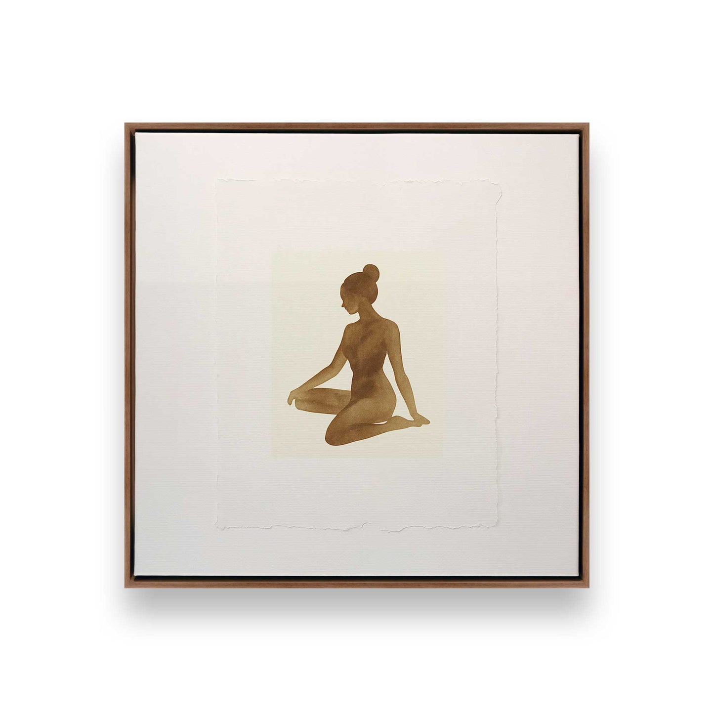 [Color:Walnut], Picture of art in a Walnut frame