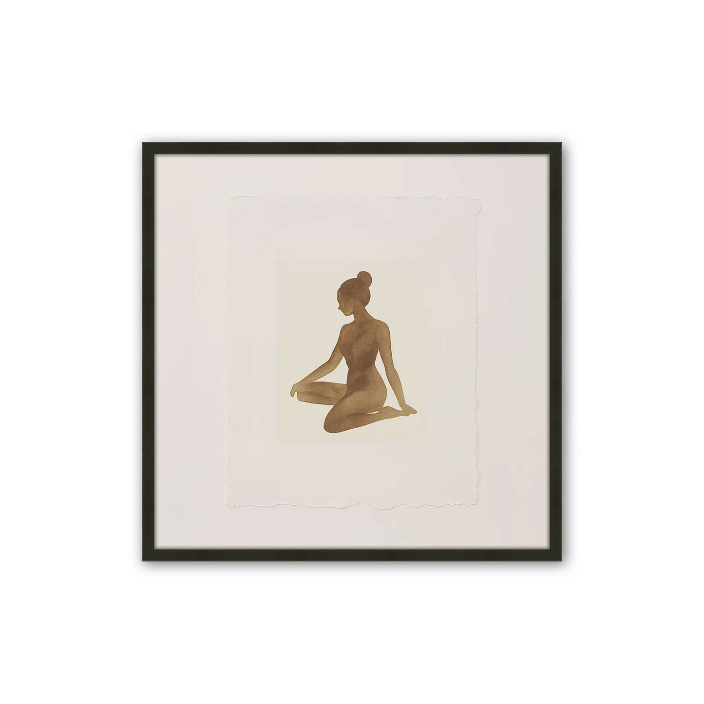 [Color:Satin Black], Picture of art in a Satin Black frame