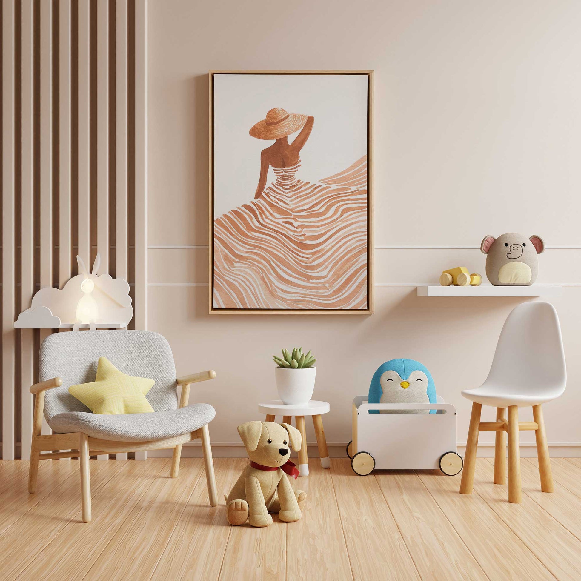 Picture of art in a room