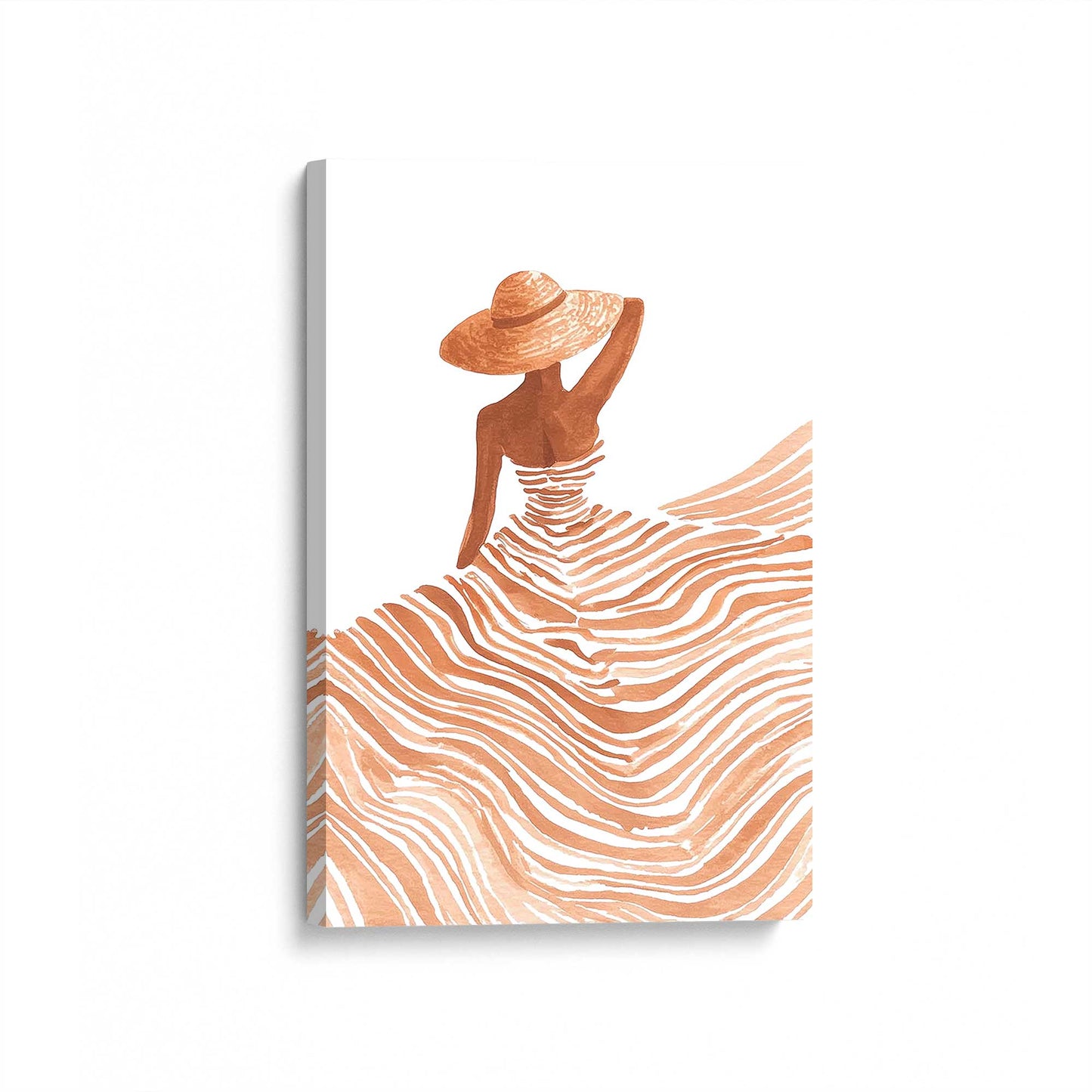 [Color:Stretched Canvas], Picture of art at an angle